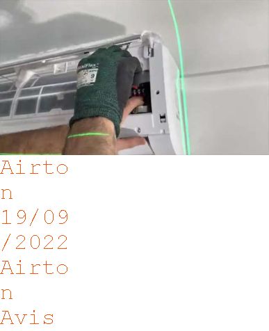 comment réinitialiser une clim airton